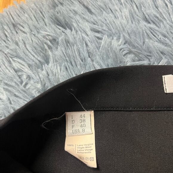 Gunex Wide Straight Leg Wool Pants Size 8 Embellished Side Stripe Size 8 - Picture 3 of 8